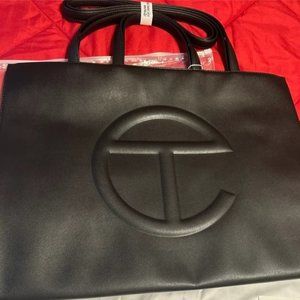 SOLD****************Telfar Large Shopping Bag, Black. New with tags and dust bag